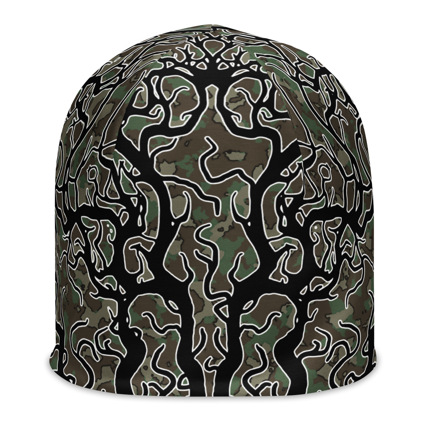 Unholy Timber Deathmetal Camo Beanie