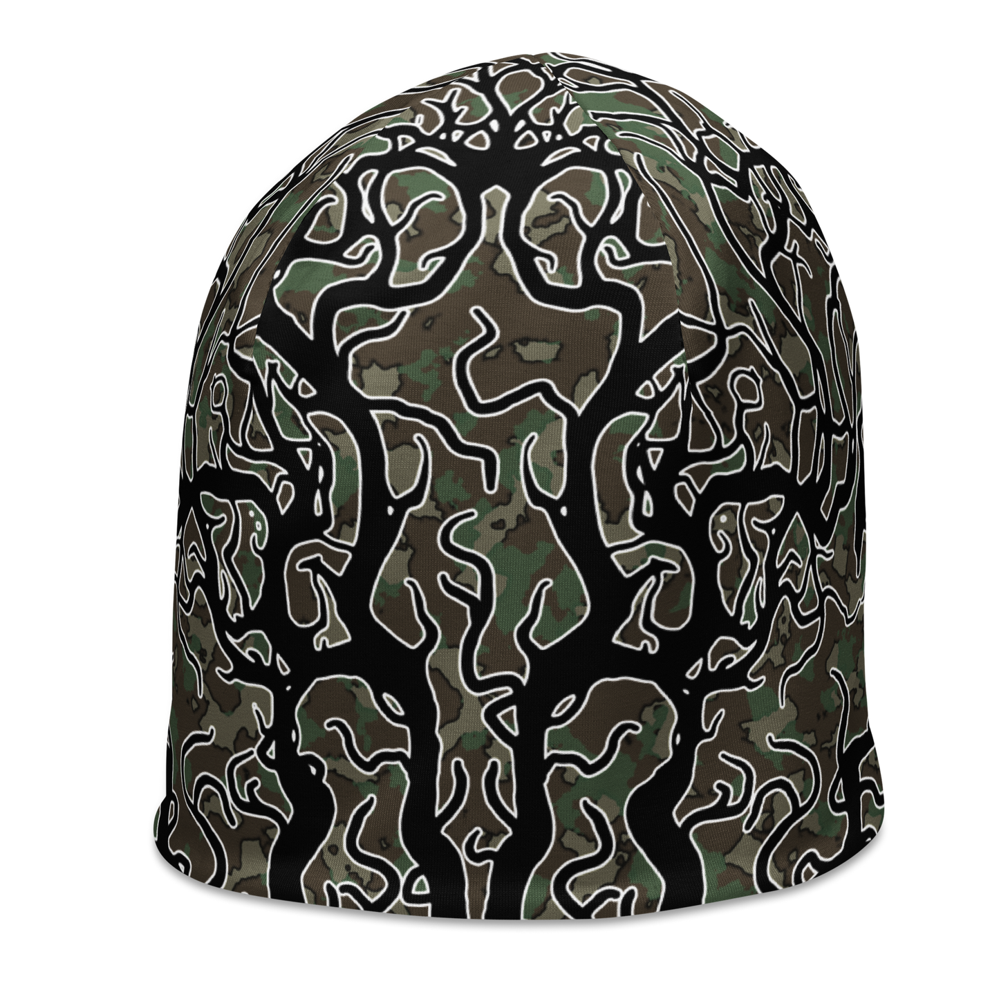 Unholy Timber Deathmetal Camo Beanie