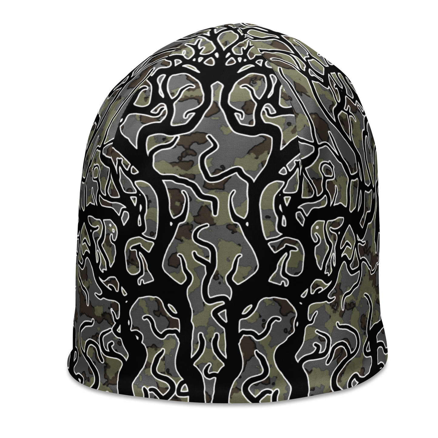 Unhallowed Ground Deathmetal Camo Beanie