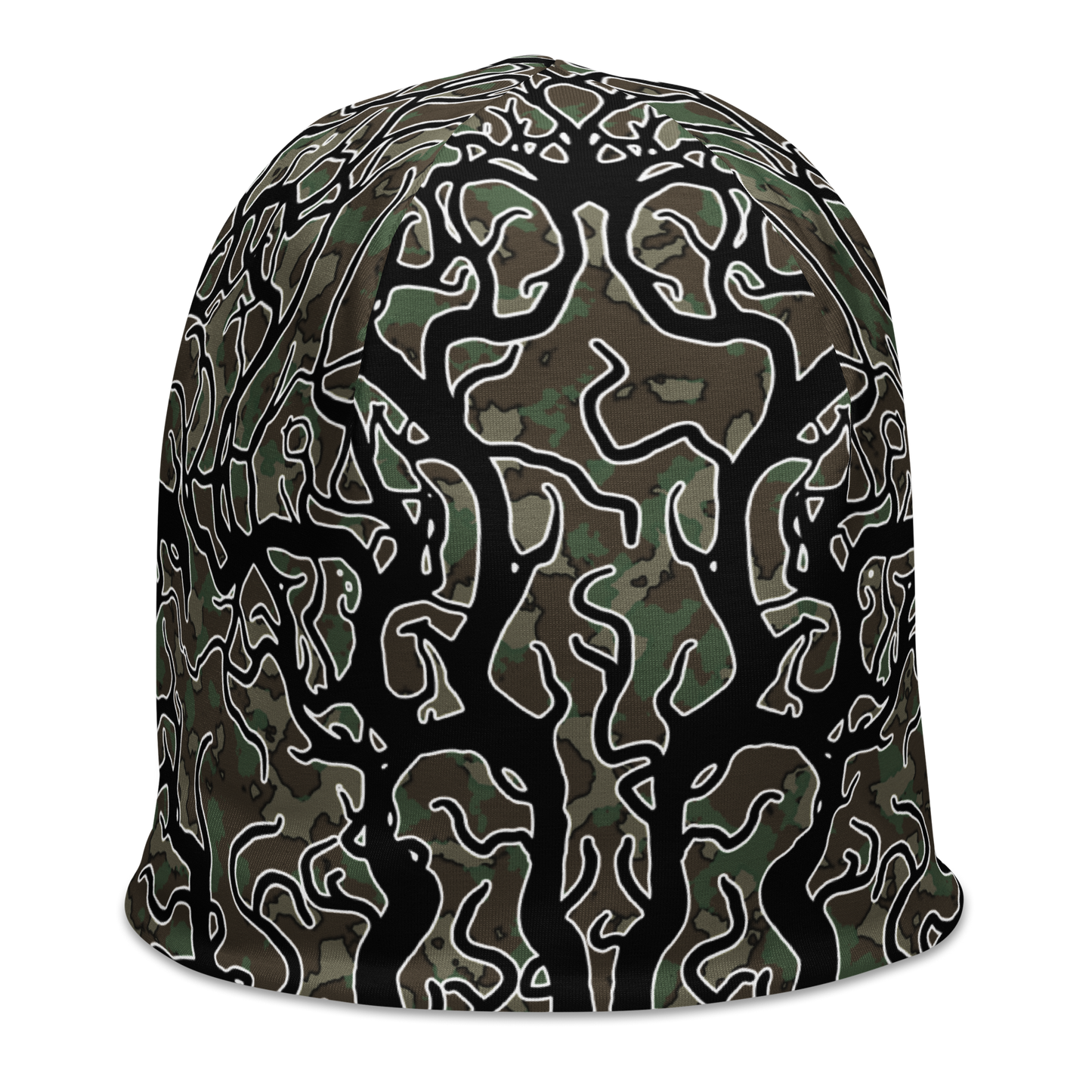 Unholy Timber Deathmetal Camo Beanie