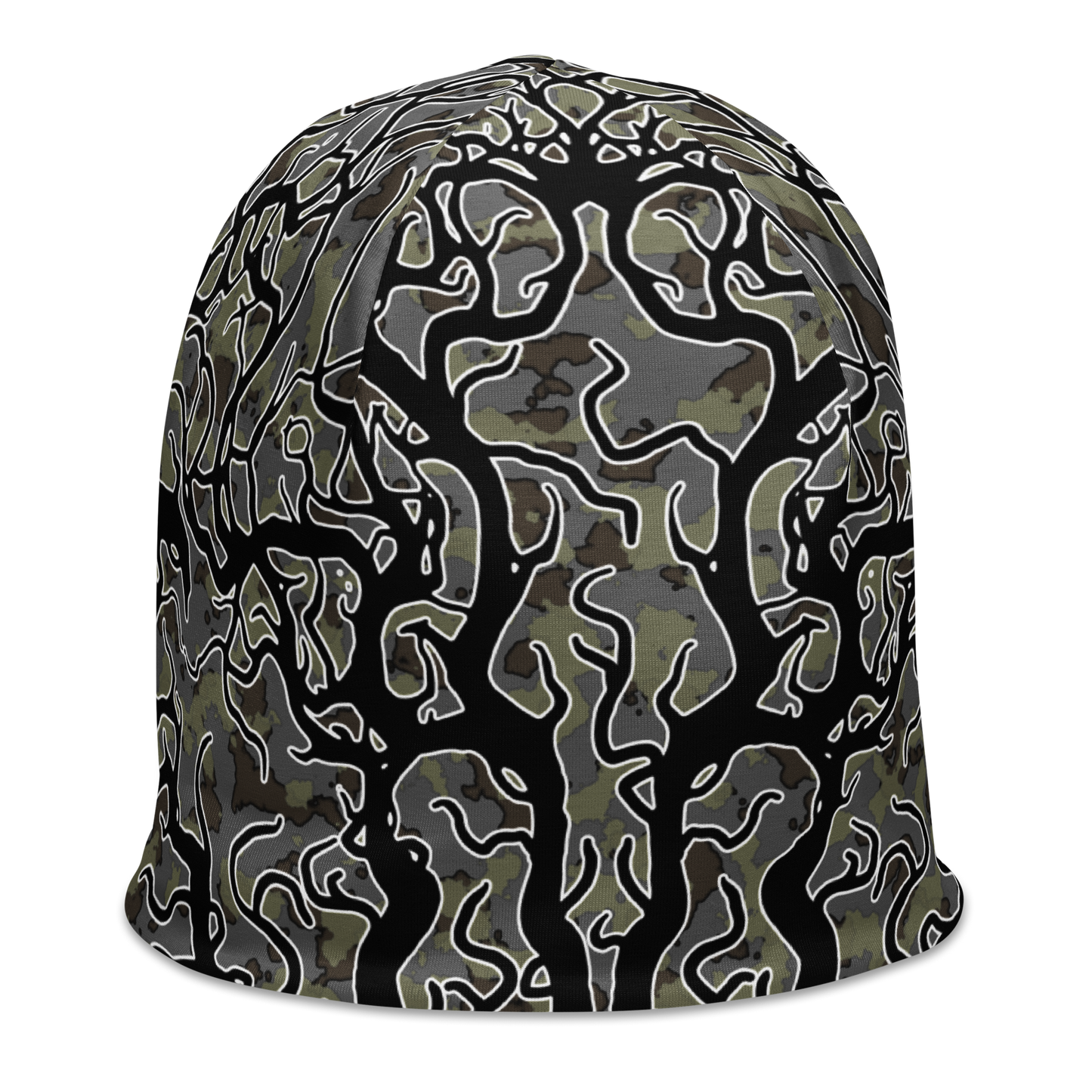 Unhallowed Ground Deathmetal Camo Beanie