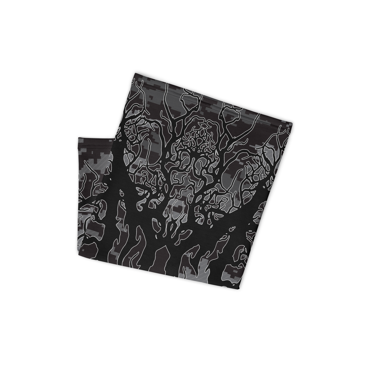 Gunmetal Deathmetal Camo Neck Gaiter